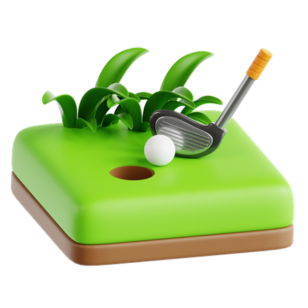 Golf  3D Icon