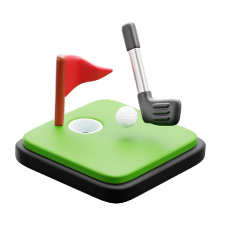 Golf  3D Icon