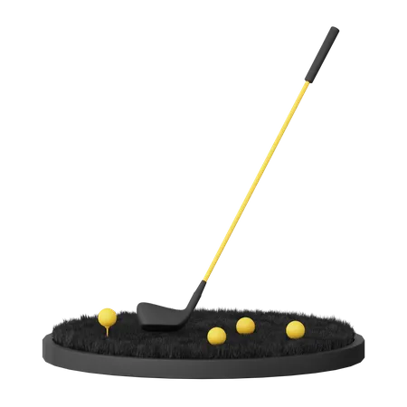 Golf  3D Illustration