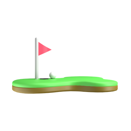 Golf 3D Icon