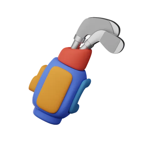 Golf bag  3D Icon