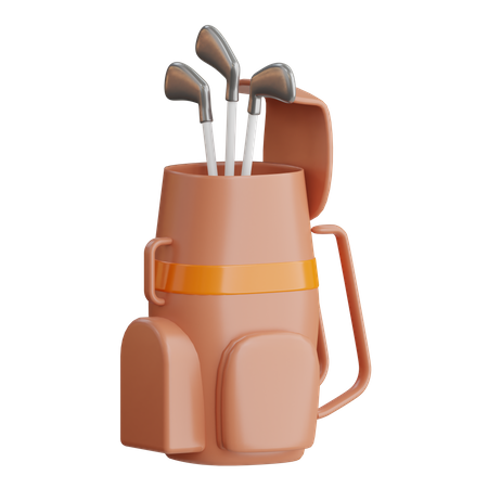 Golf Bag  3D Icon