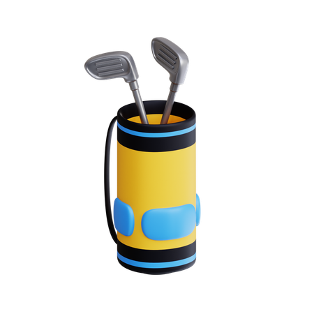 Golf Bag  3D Icon