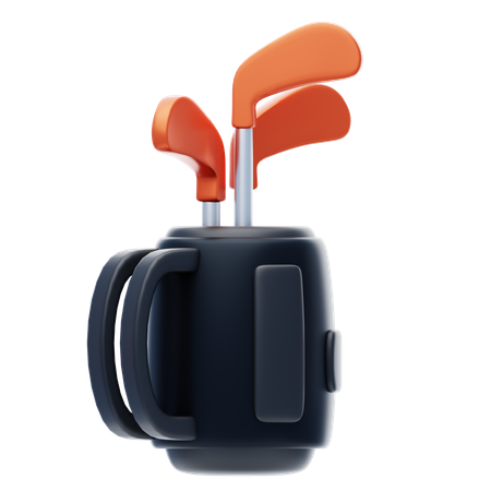 Golf Bag  3D Icon