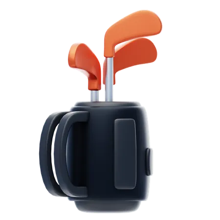 Golf Bag  3D Icon