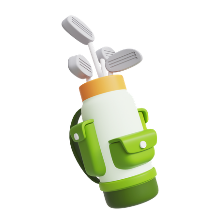 Golf Bag  3D Icon