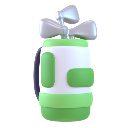 Golf Bag  3D Icon