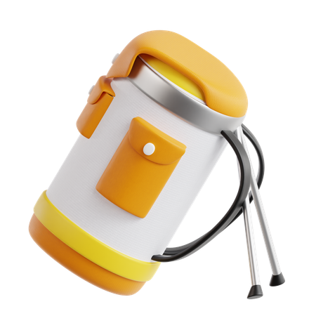 Golf Bag Stand  3D Icon