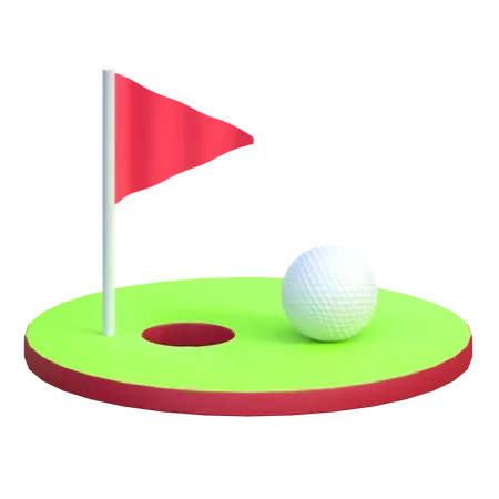 Golf Ball  3D Icon