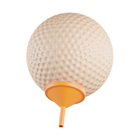 Golf Ball  3D Icon