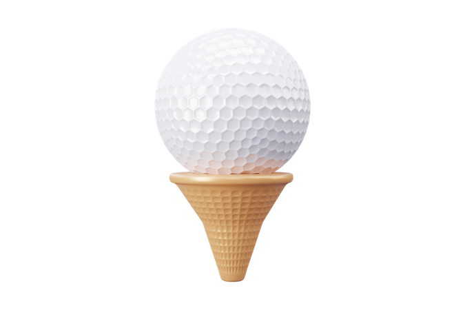 Golf Ball  3D Icon