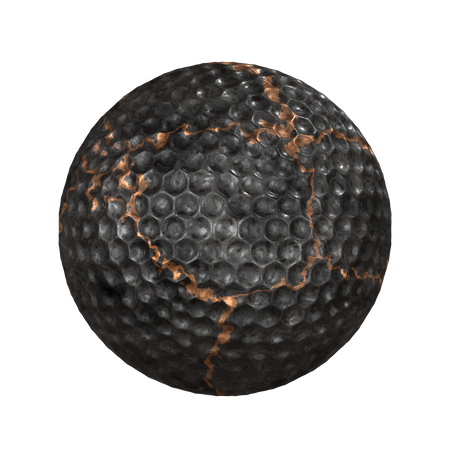 Golf Ball  3D Illustration