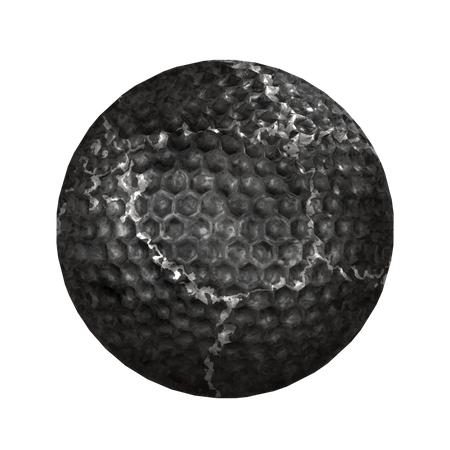 Golf Ball  3D Illustration