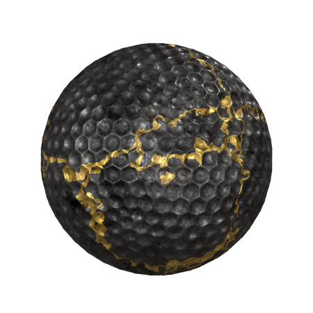 Golf Ball  3D Illustration