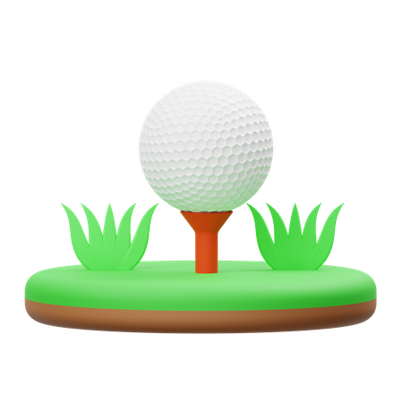 Golf Ball  3D Illustration