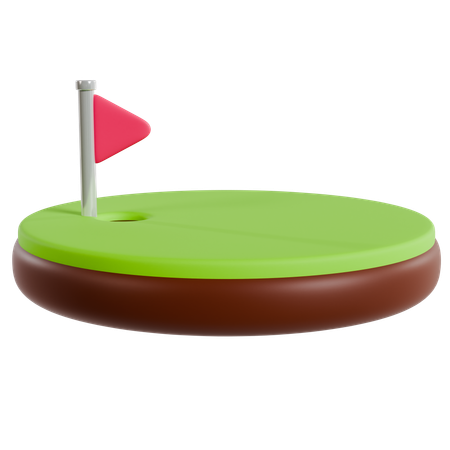 Golf Ball Balance Training  3D Icon