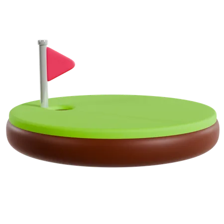 Golf Ball Balance Training  3D Icon