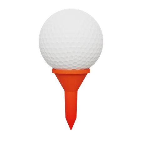 Golf Ball Pin  3D Icon