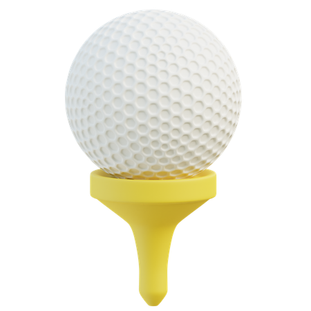 Golf Ball Pin  3D Icon