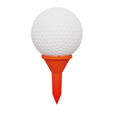 Golf Ball Pin  3D Icon