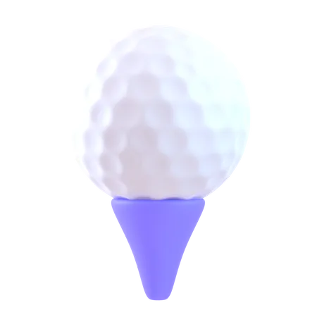 Golf Ball Pin  3D Icon