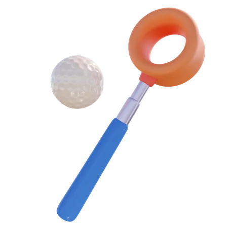 Golf Ball Retriever  3D Icon