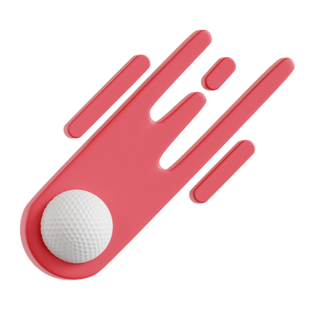 Golf Ball Shot  3D Icon