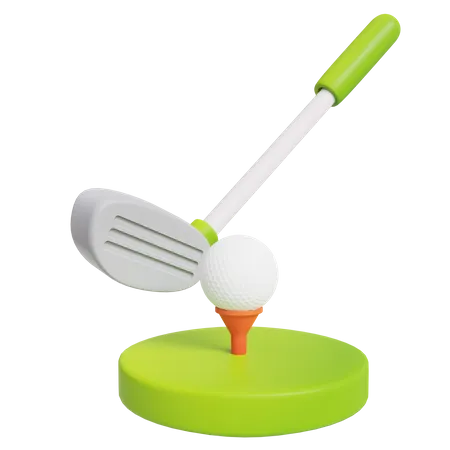 Golf Birdie 3 D Illustration 3D Icon