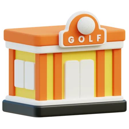 Golf Building  3D Icon