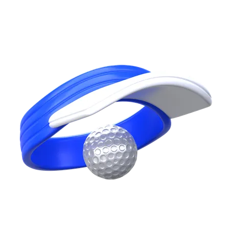 Golf Cap 3 D Golf Icon 3D Icon