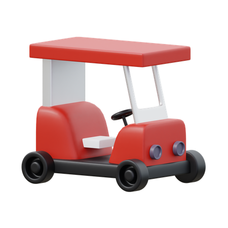 Golf Car  3D Icon