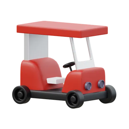 Golf Car  3D Icon