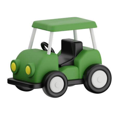 Golf Car  3D Icon