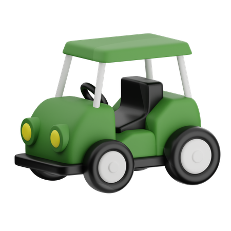 Golf Car  3D Icon
