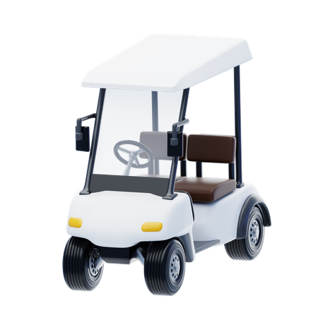 Golf Cart  3D Icon