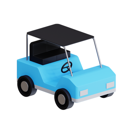 Golf Cart  3D Icon