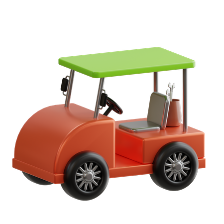 Golf Cart  3D Icon