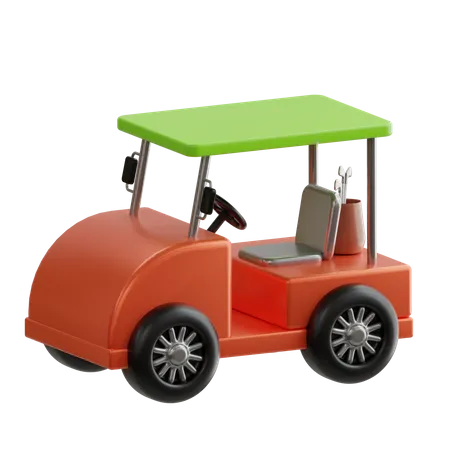 Golf Cart  3D Icon