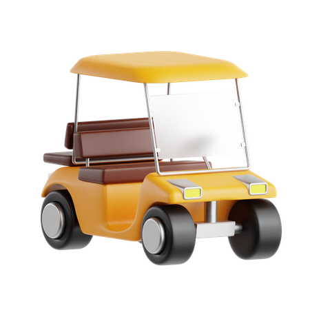 Golf Cart  3D Icon