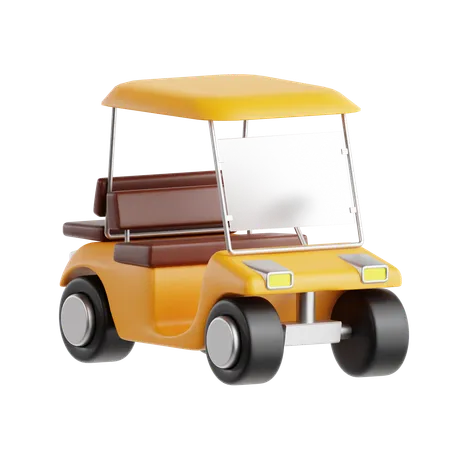 Golf Cart  3D Icon