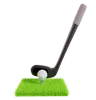 Golf Club and Ball on Grass