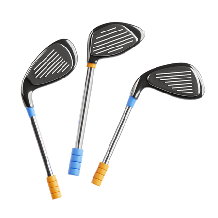 Golf Clubs  3D Icon