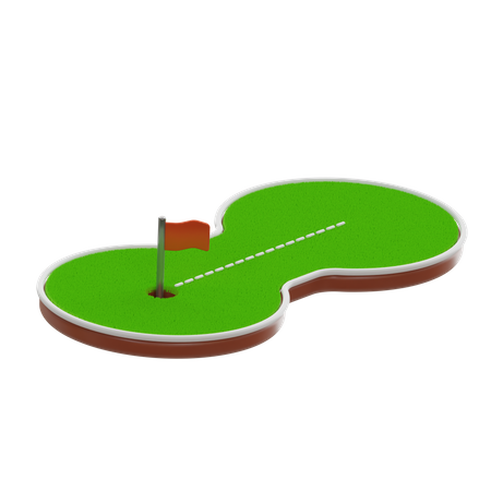 Golfentfernung  3D Icon