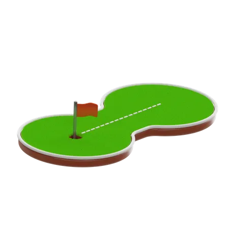 Golfentfernung  3D Icon