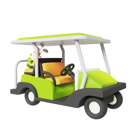 Golffahrzeug  3D Icon