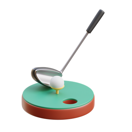 Golf field  3D Icon