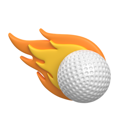 Golf Fire  3D Icon