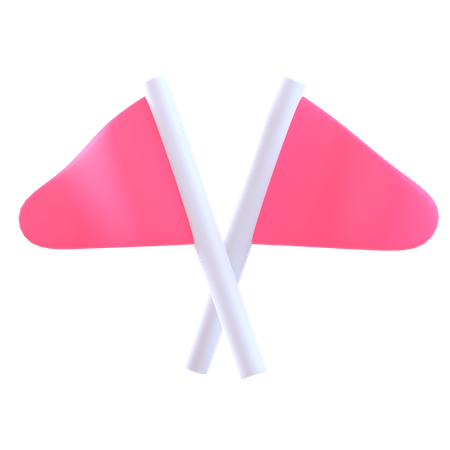 Golf Flag  3D Icon
