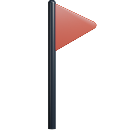 Golf Flag Hole  3D Icon