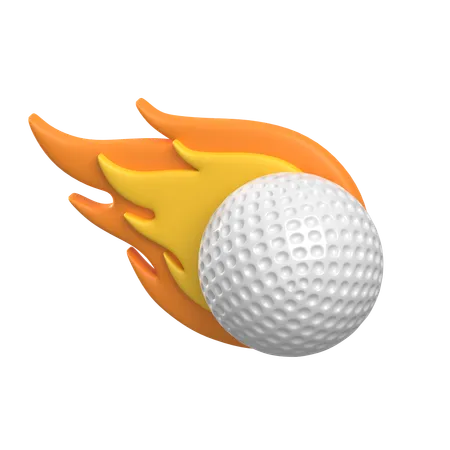 Fuego de golf  3D Icon